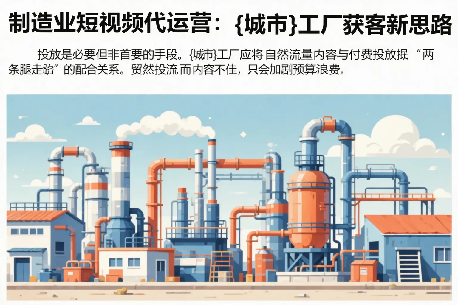 制造业短视频代运营:保德工厂获客新思路